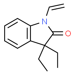 2H-Indol-2-one,1-ethenyl-3,3-diethyl-1,3-dihydro-(9CI) Structure