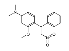 3-methoxy-N,N-dimethyl-4-(2-nitro-1-phenylethyl)aniline结构式