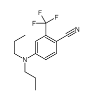 4-(dipropylamino)-2-(trifluoromethyl)benzonitrile结构式