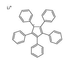 lithium,(2,3,4,5-tetraphenylcyclopenta-1,4-dien-1-yl)benzene Structure