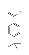 1-tert-butyl-4-(1-methoxyethenyl)benzene Structure