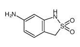 1,3-dihydro-2,1-benzisothiazol-6-amine 2,2-dioxide结构式