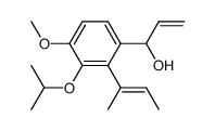 1-[3-isopropoxy-4-methoxy-2-(1-methyl-1-propenyl)phenyl]-2-propen-1-ol Structure