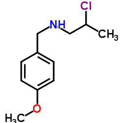 2-Chloro-N-(4-methoxybenzyl)-1-propanamine结构式