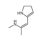 1-(2,3-dihydro-1H-pyrrol-5-yl)-N-methylprop-1-en-2-amine Structure