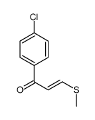 1-(4-chlorophenyl)-3-methylsulfanylprop-2-en-1-one Structure