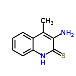 3-Amino-4-methyl-2(1H)-quinolinethione Structure