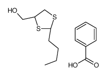 benzoic acid,[(2R,4R)-2-butyl-1,3-dithiolan-4-yl]methanol Structure