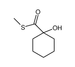 S-methyl 1-hydroxycyclohexane-1-carbothioate Structure