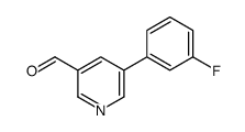 5-(3-FLUOROPHENYL)NICOTINALDEHYDE structure