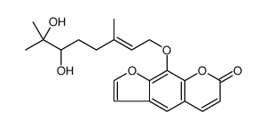 9-[[(2E)-6,7-Dihydroxy-3,7-dimethyl-2-octen-1-yl]oxy]-7H-furo[3,2-g][1]benzopyran-7-one picture