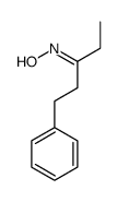 N-(1-phenylpentan-3-ylidene)hydroxylamine Structure