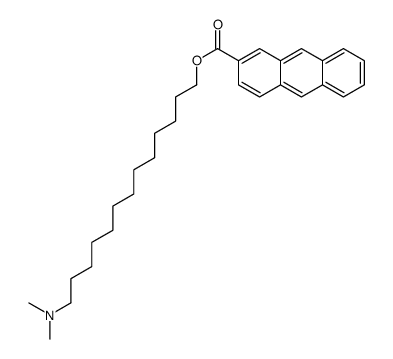 13-(dimethylamino)tridecyl anthracene-2-carboxylate Structure