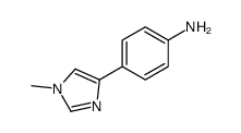 4-(1-methylimidazol-4-yl)aniline结构式