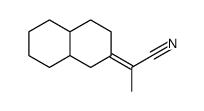 2-(3,4,4a,5,6,7,8,8a-octahydro-1H-naphthalen-2-ylidene)propanenitrile Structure