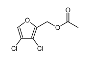 (3,4-DICHLOROFURAN-2-YL)METHYL ACETATE structure