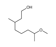 7-methoxy-3-methyloctan-1-ol Structure