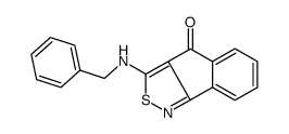 3-(benzylamino)indeno[1,2-c][1,2]thiazol-4-one Structure