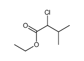 ethyl 2-chloro-3-methylbutanoate结构式