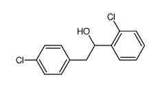 1-(2-Chlorphenyl)-2-(4-chlorphenyl)-aethanol Structure