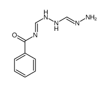 N-[(2-methanehydrazonoylhydrazinyl)methylidene]benzamide Structure