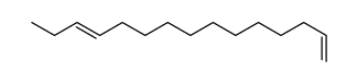 pentadeca-1,12-diene Structure