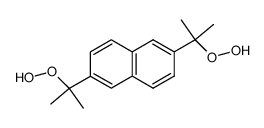 2,6-bis(1-hydroperoxy-1-methylethyl)naphthalene Structure