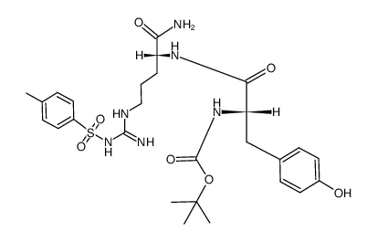 Boc-Tyr-D-Arg(Tos)-NH2 Structure