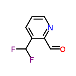 3-(Difluoromethyl)-2-pyridinecarbaldehyde结构式