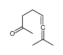 7-methylocta-5,6-dien-2-one结构式