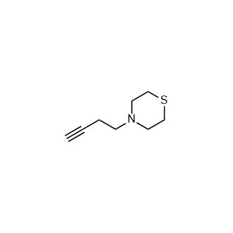 4-(But-3-yn-1-yl)thiomorpholine Structure