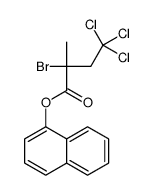 naphthalen-1-yl 2-bromo-4,4,4-trichloro-2-methylbutanoate Structure