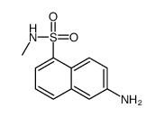 6-amino-N-methylnaphthalene-1-sulphonamide结构式