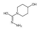 4-hydroxypiperidine-1-carbohydrazide structure