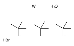 2-methanidyl-2-methylpropane,oxotungsten,hydrobromide Structure