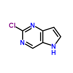 2-Chloro-5H-pyrrolo[3,2-d]pyrimidine structure