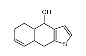 4,4,7,8,8a,9-hexahydro-9-hydroxynaphtho[2,3-b]thiophene结构式