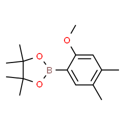 2-(2-Methoxy-4,5-dimethylphenyl)-4,4,5,5-tetramethyl-1,3,2-dioxaborolane picture