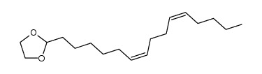 (7Z,11Z)-1,1-ethylenedioxy-7,11-hexadecadiene Structure