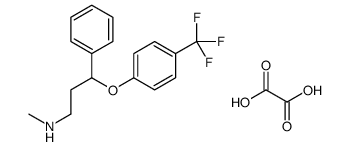 N-methyl-3-phenyl-3-[4-(trifluoromethyl)phenoxy]propan-1-amine,oxalic acid结构式