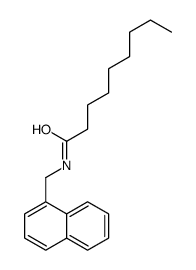 N-(naphthalen-1-ylmethyl)nonanamide Structure