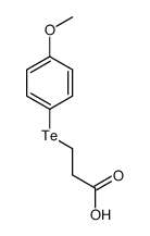 3-(4-methoxyphenyl)tellanylpropanoic acid结构式