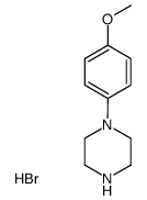 1-(4-methoxy-phenyl)-piperazine, hydrobromide Structure