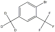 4-(Methyl-d3)-2-trifluoromethylbromobenzene结构式