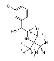 Dihydrobupropion-d9结构式