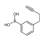 (3-(2-Cyanoethyl)phenyl)boronic acid Structure