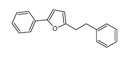 2-phenyl-5-(2-phenylethyl)furan结构式