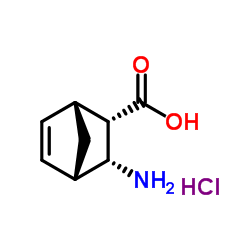 (1R,2S,3R,4S)-3-aminobicyclo[2.2.1]hept-5-ene-2-carboxylic acid hydrochloride structure