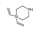 4,4-bis(ethenyl)-1,4-phosphasilinane Structure