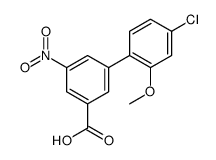 3-(4-chloro-2-methoxyphenyl)-5-nitrobenzoic acid Structure